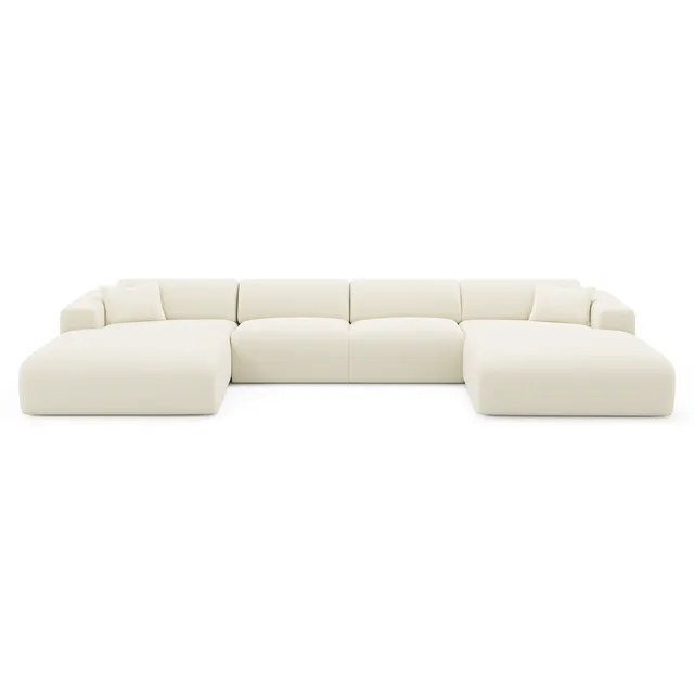 Sia Home Myra canapé symétrique crème beige 356 cm