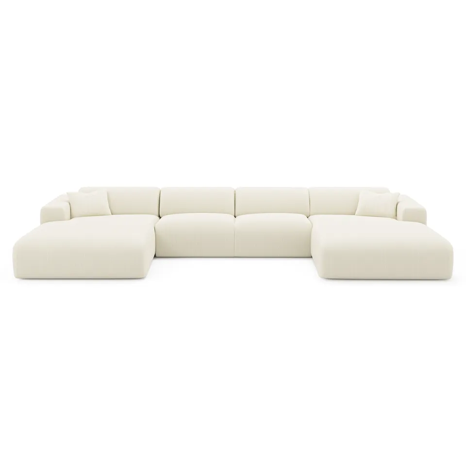 Sia Home Myra canapé symétrique crème beige 356 cm