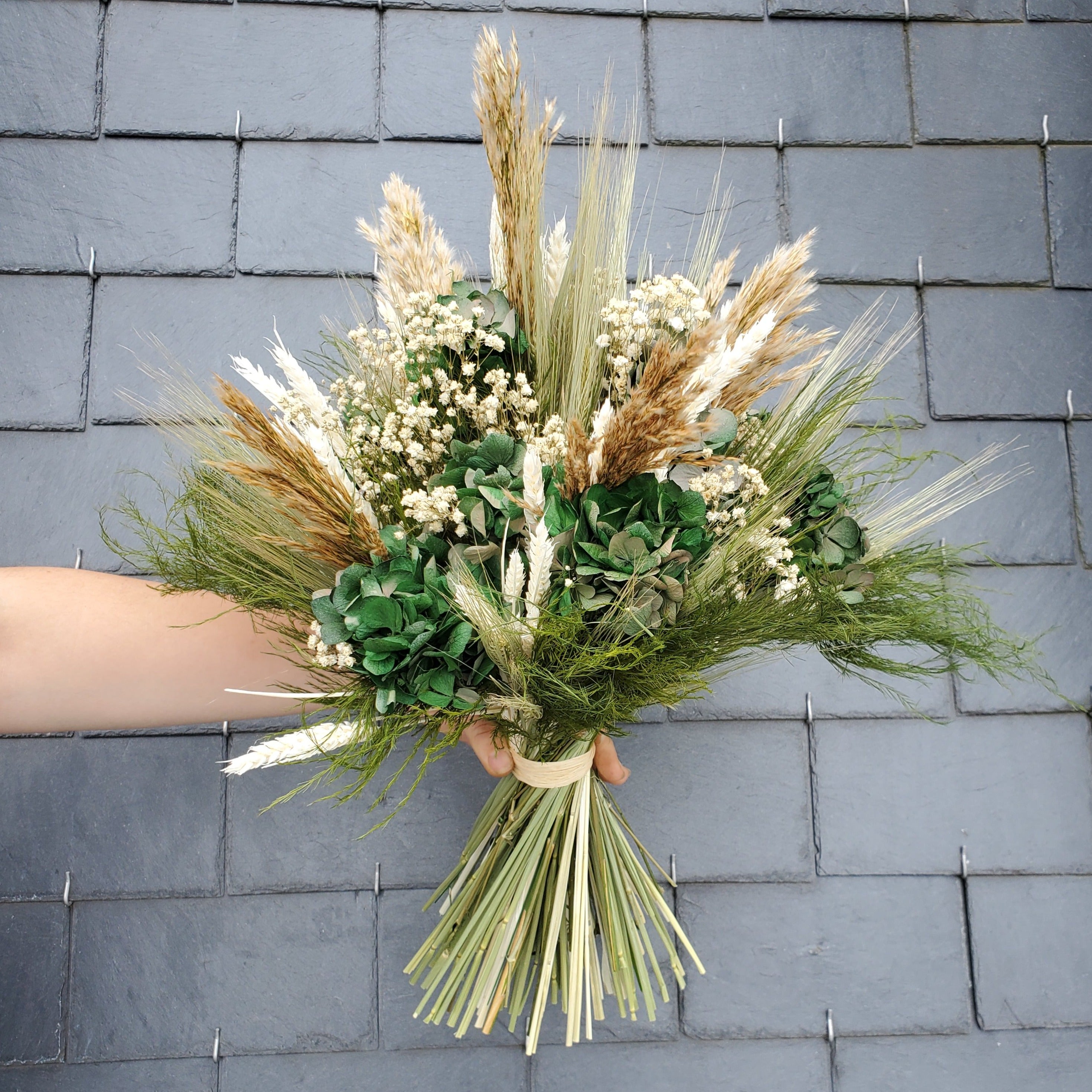 Ateliers Ouchamp Rue Verte bouquet stabilisé champêtre L 40 cm