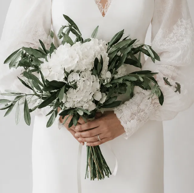 Ateliers Ouchamp Rue de Provence bouquet mariée stabilisé L 30 cm