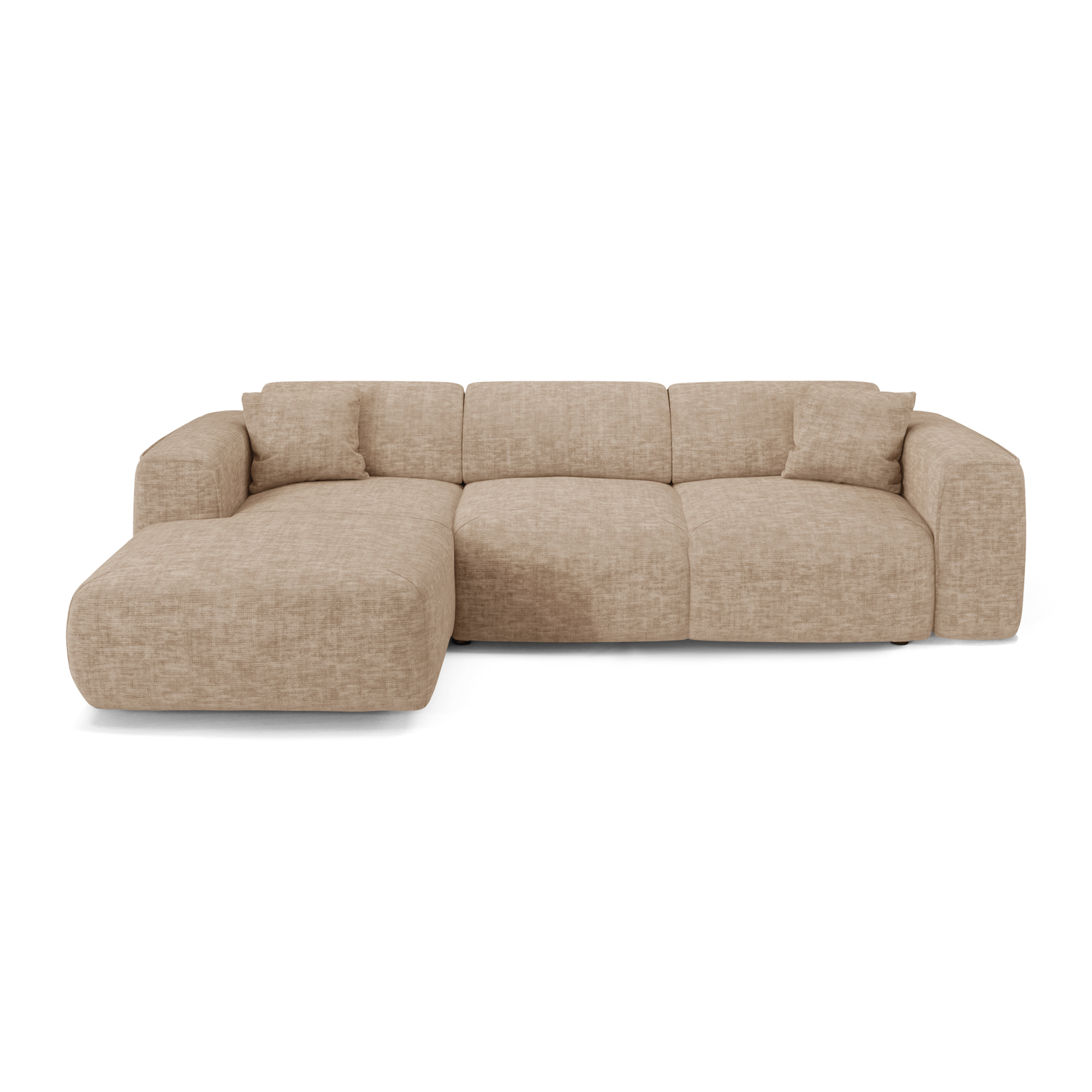 Sia Home Yuma Canapé convertible angle gauche beige