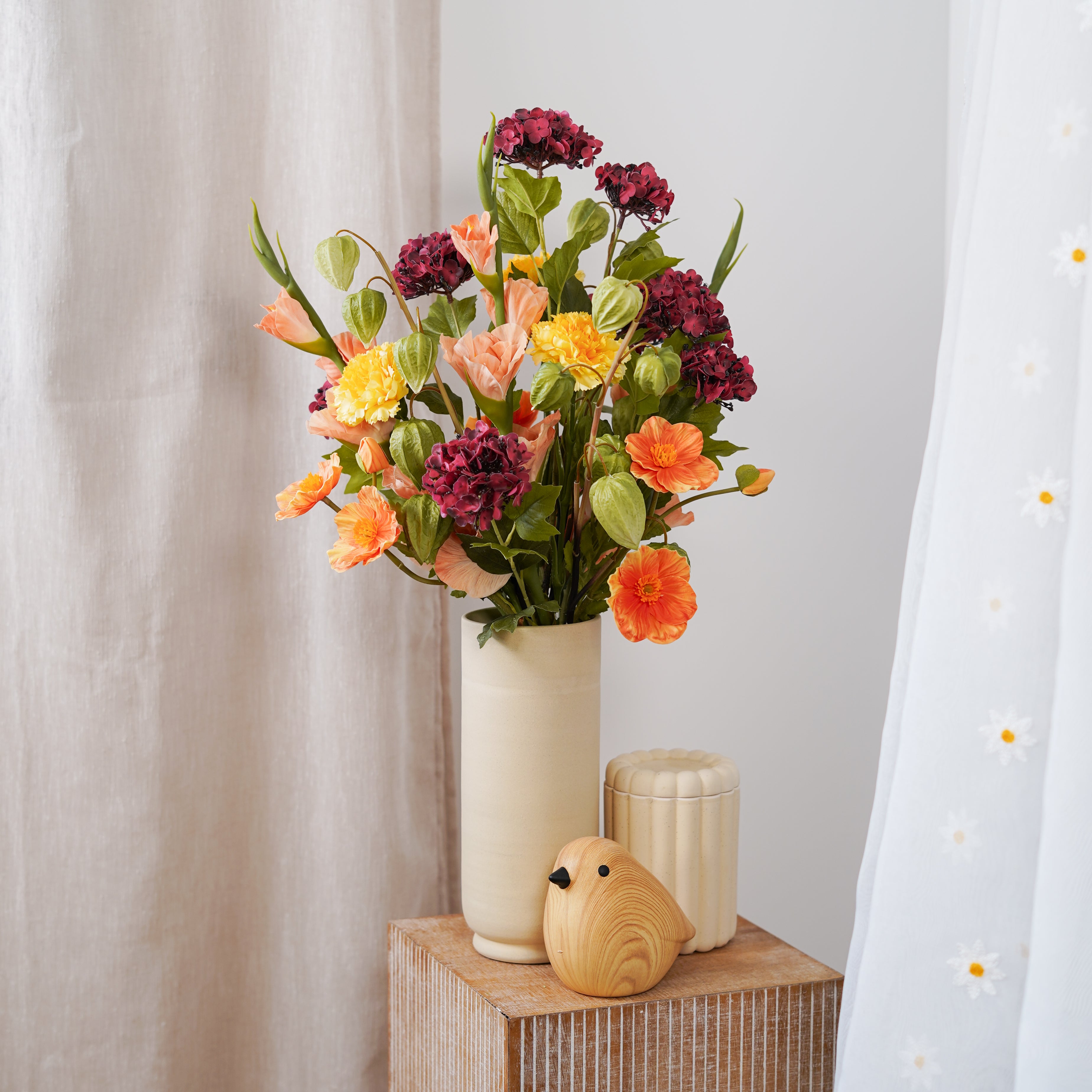 Flowrette Bénédicte bouquet fleurs artificielles solaire