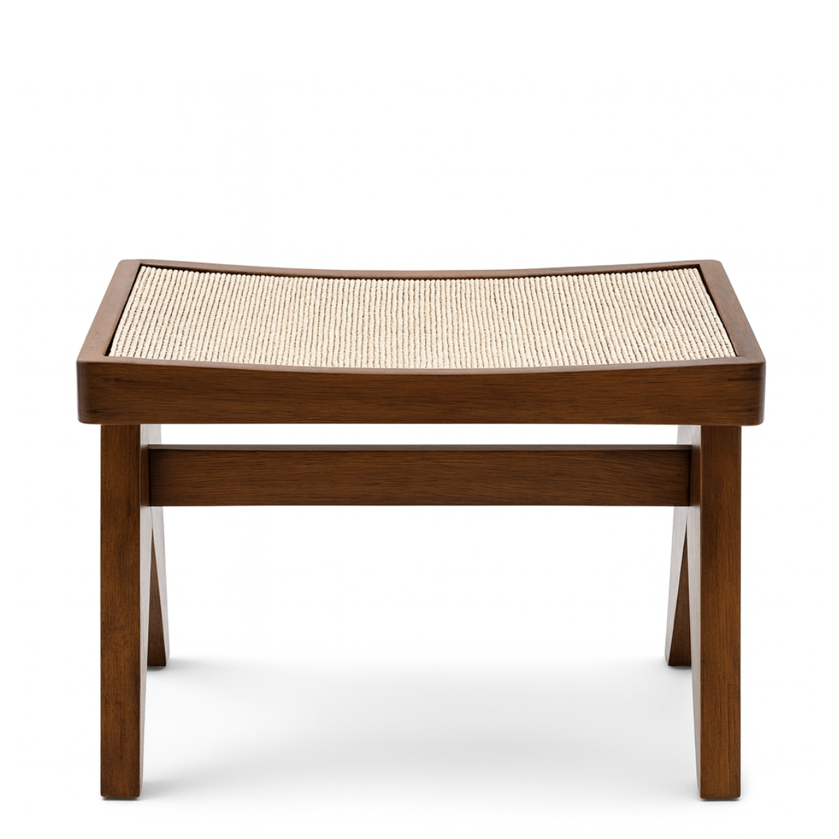 Sia Home Tao tabouret chêne rotin marron 43 cm