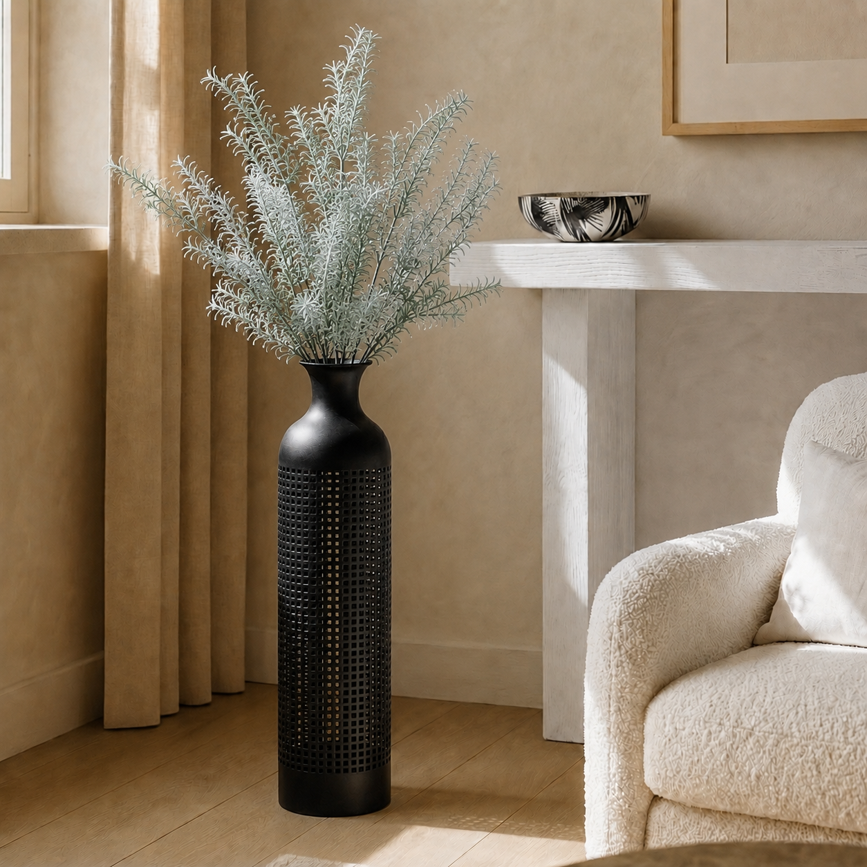 Sia Home Sedum blanchi tige artificielle vert 76 cm
