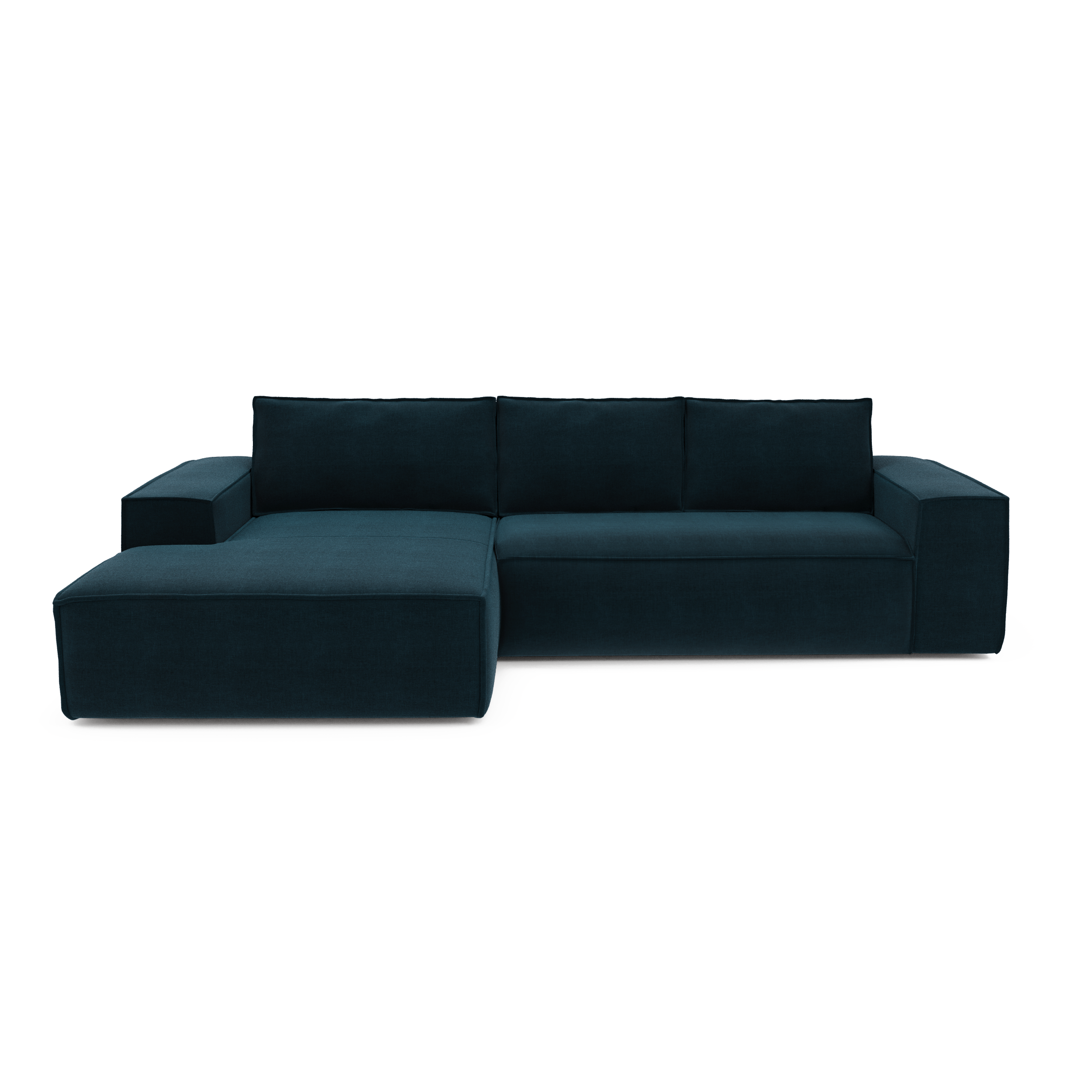 Sia Home Joan canapé convertible angle gauche bleu paon