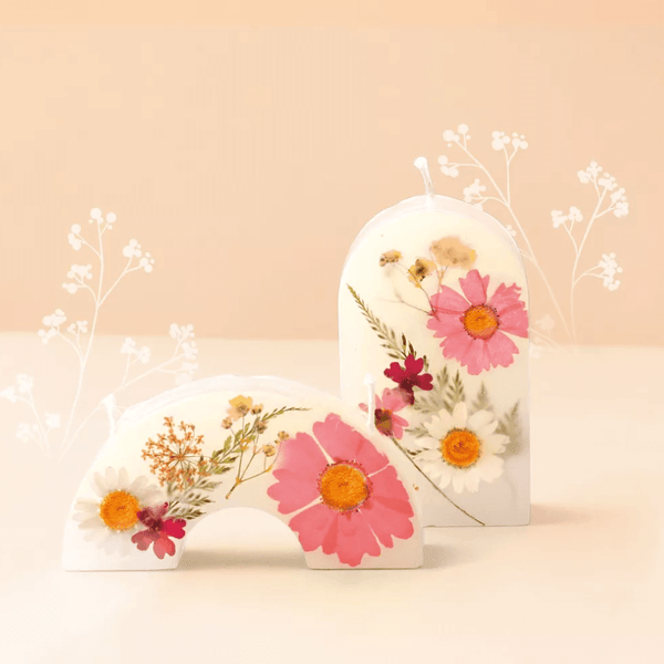 Flowrette Prairie Fleurie kit bougies DIY 2 pièces