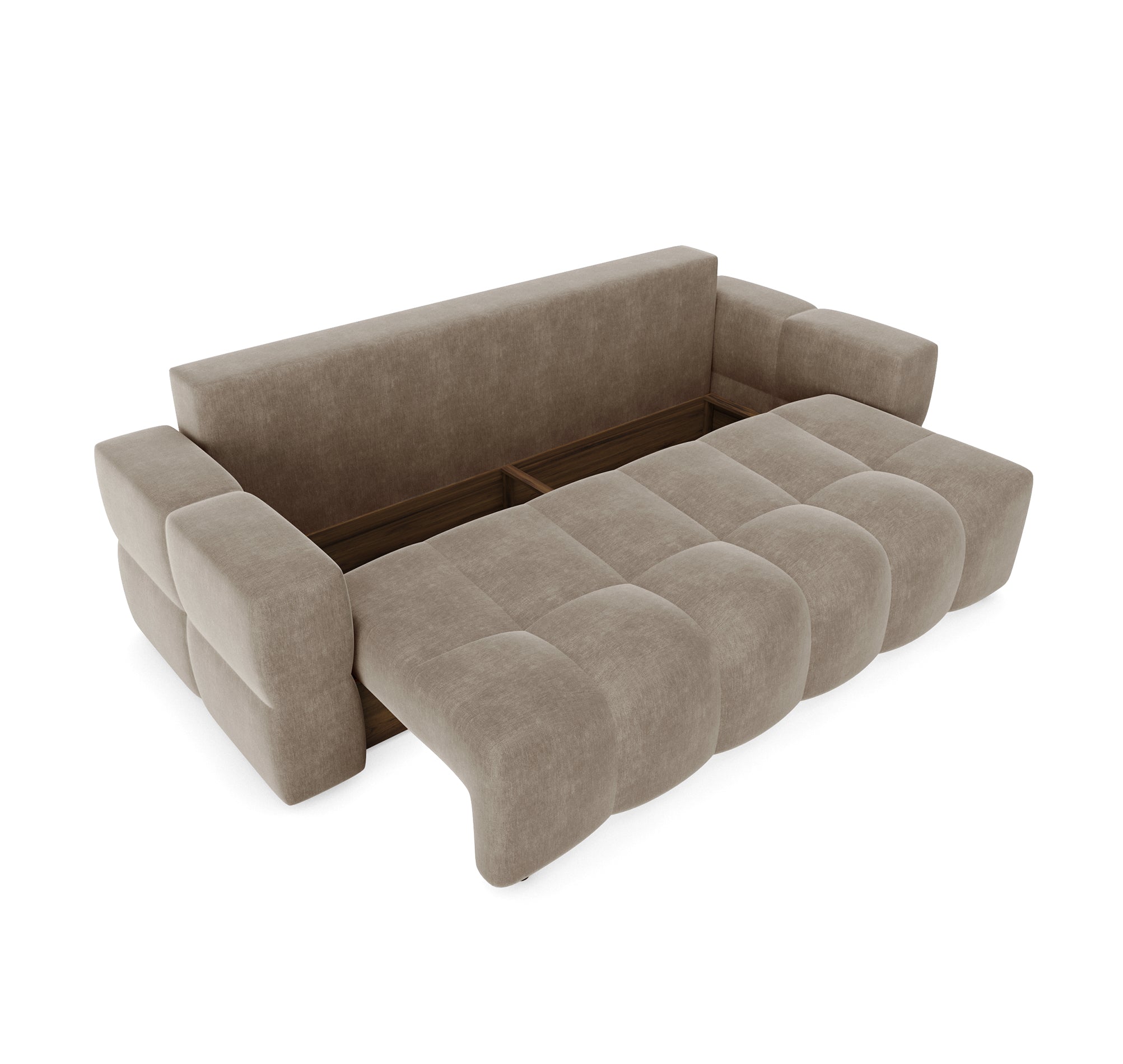 Sia Home Gabriel canapé convertible bleu coffre