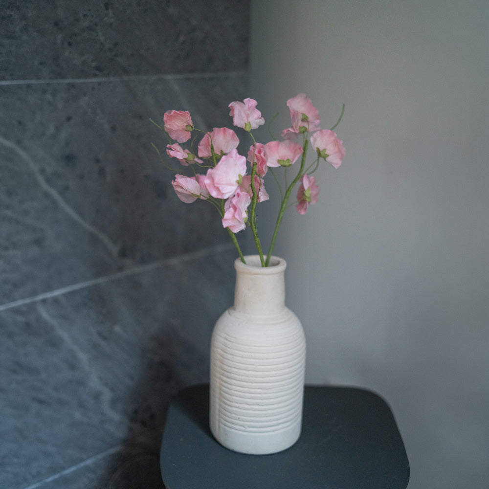 Flowrette Fleurs en papier Pois de senteur rose clair x1