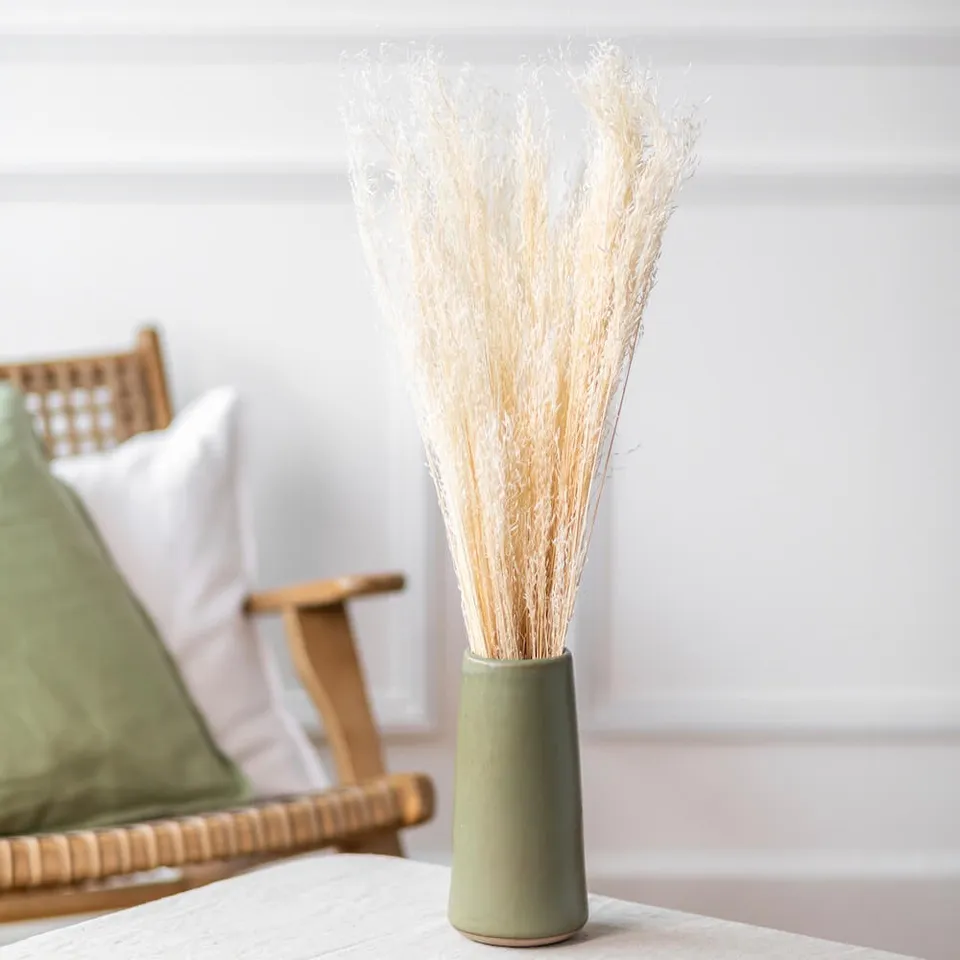 Flowrette Mini Grass blanche botte fleurs séchées x1 champêtre