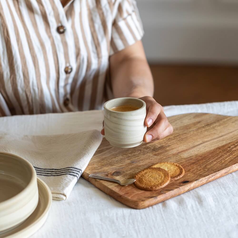 Flowrette Gaïa petite tasse céramique grès 7 cl x1
