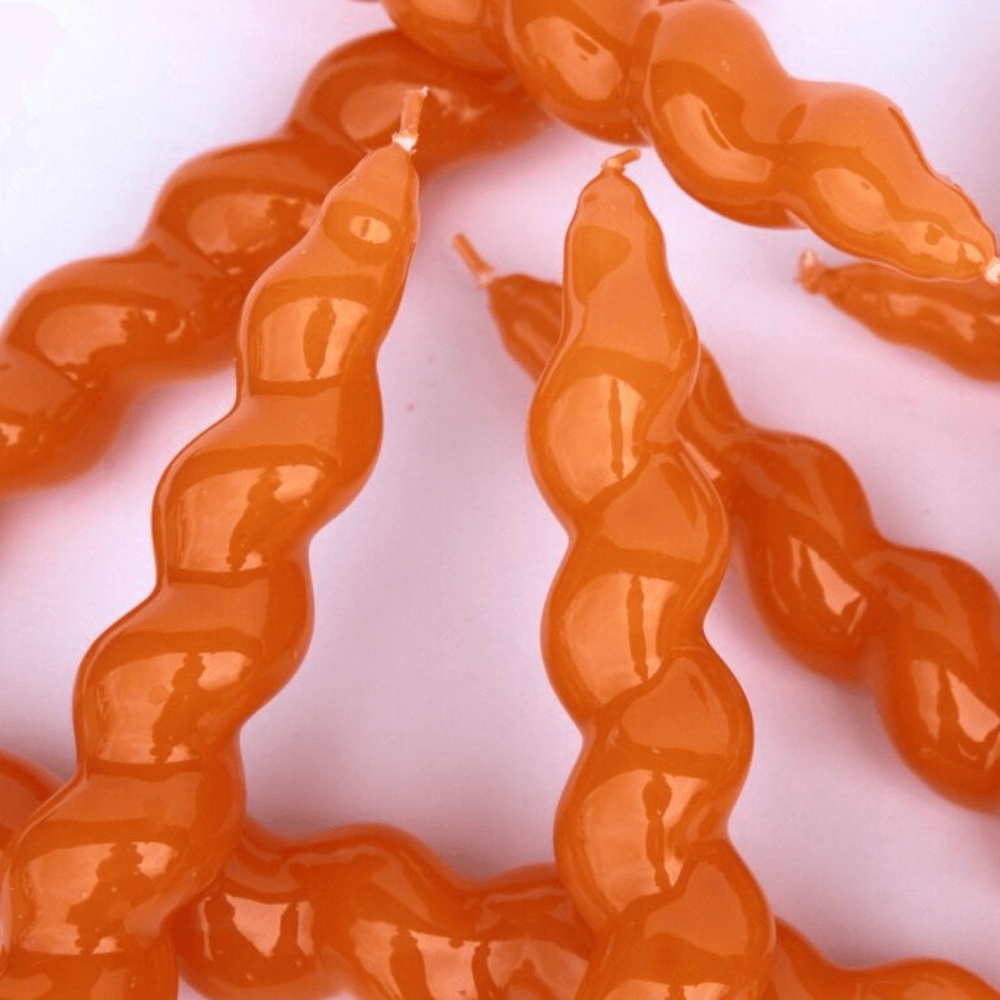 Flowrette Pack 3 bougies spirales bougies orange
