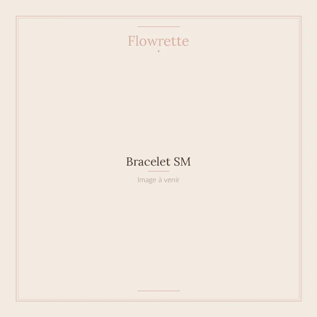 Flowrette Bracelet SM bijou fleuri taille SM