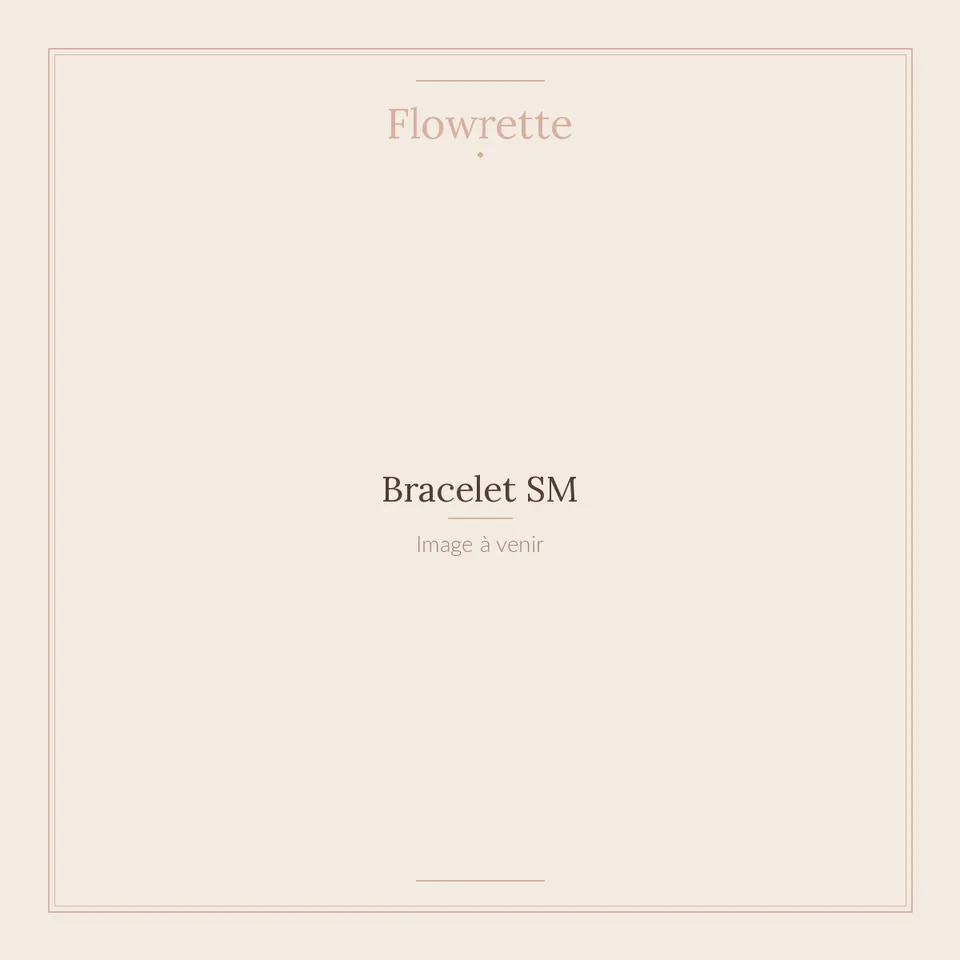 Flowrette Bracelet SM bijou fleuri taille SM