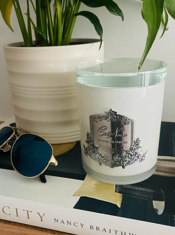 Côte Noire Soy Blend bougie Summer Pear 450 g blanche