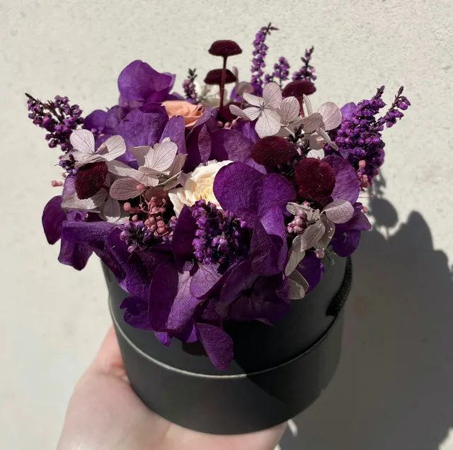 Ateliers Ouchamp Boîtes Rue des Épinettes boîte fleurs roses 10 cm
