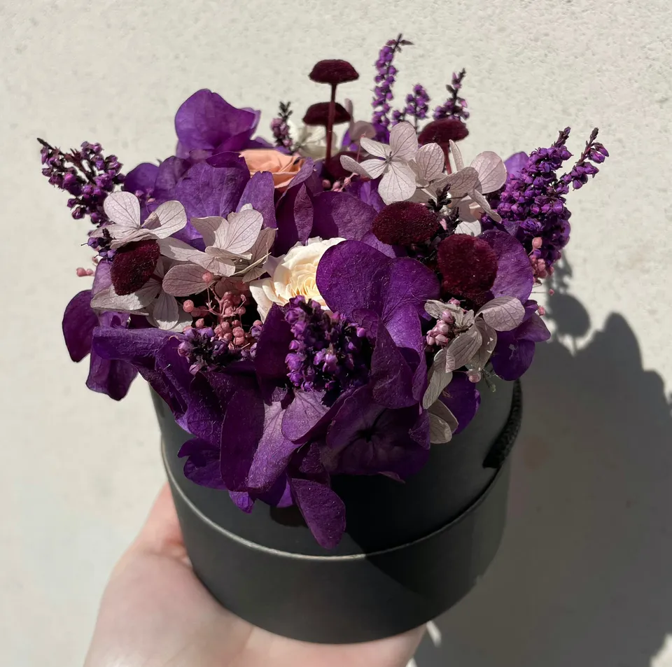 Ateliers Ouchamp Boîtes Rue des Épinettes boîte fleurs roses 10 cm