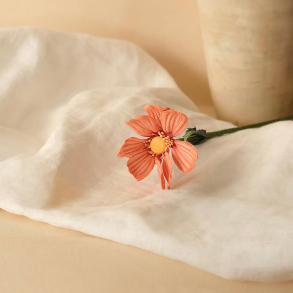 Flowrette Cosmos fleur papier pêche à l'unité