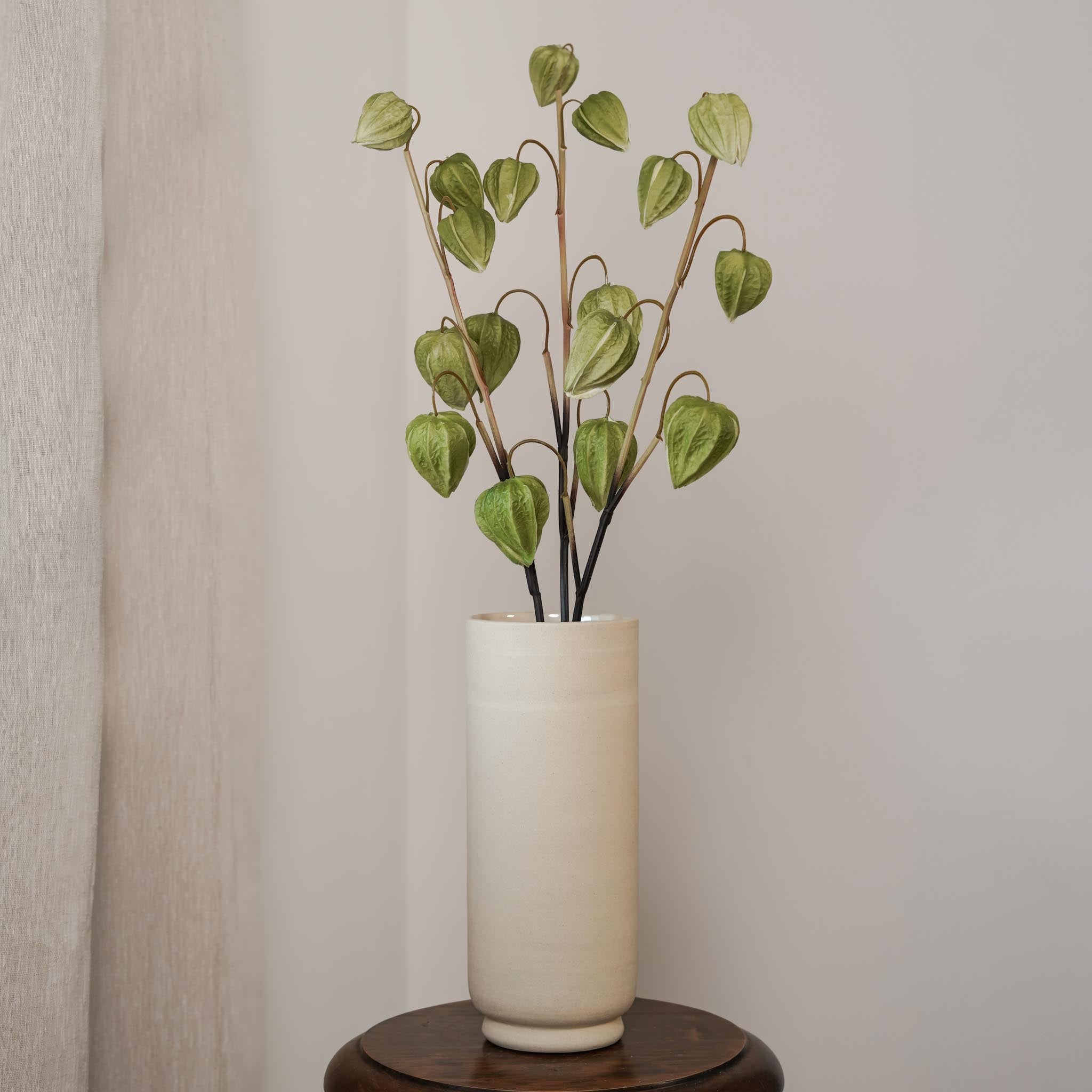 Flowrette Amour en cage branche artificielle verte x1