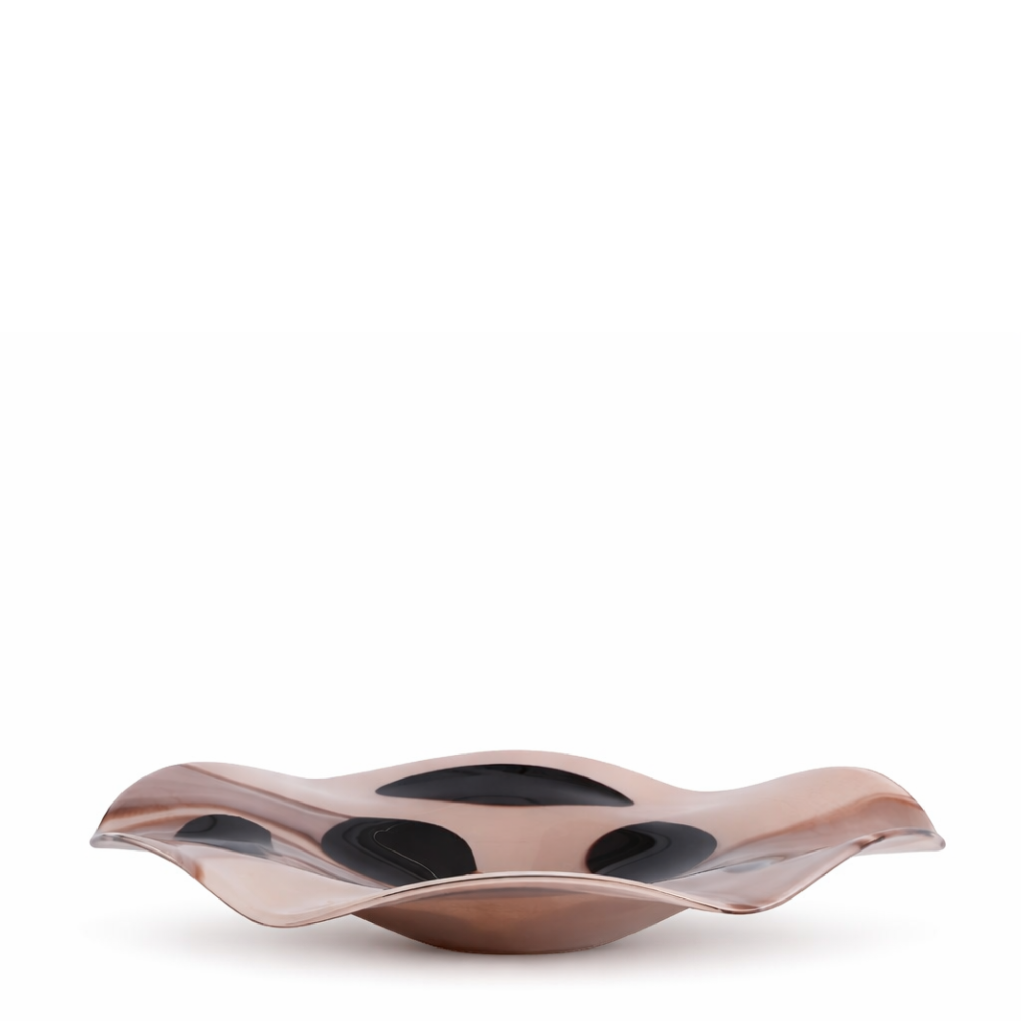 Sia Home Dots coupelle verre soufflé beige 40 cm