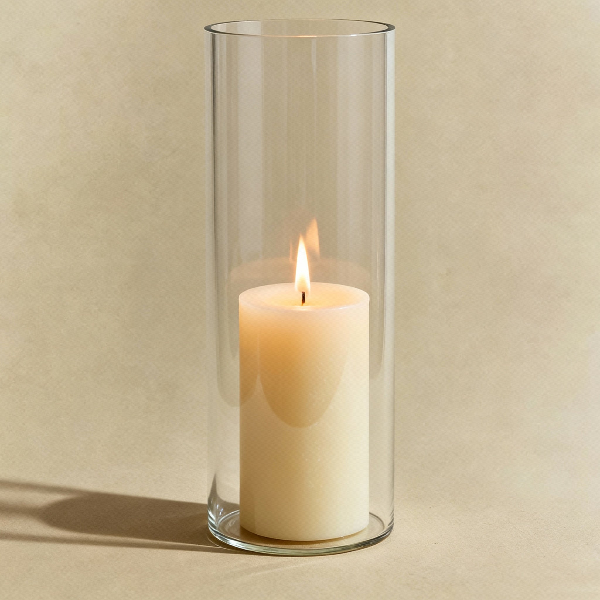 Sia Home Halo photophore vase verre transparent 28 cm