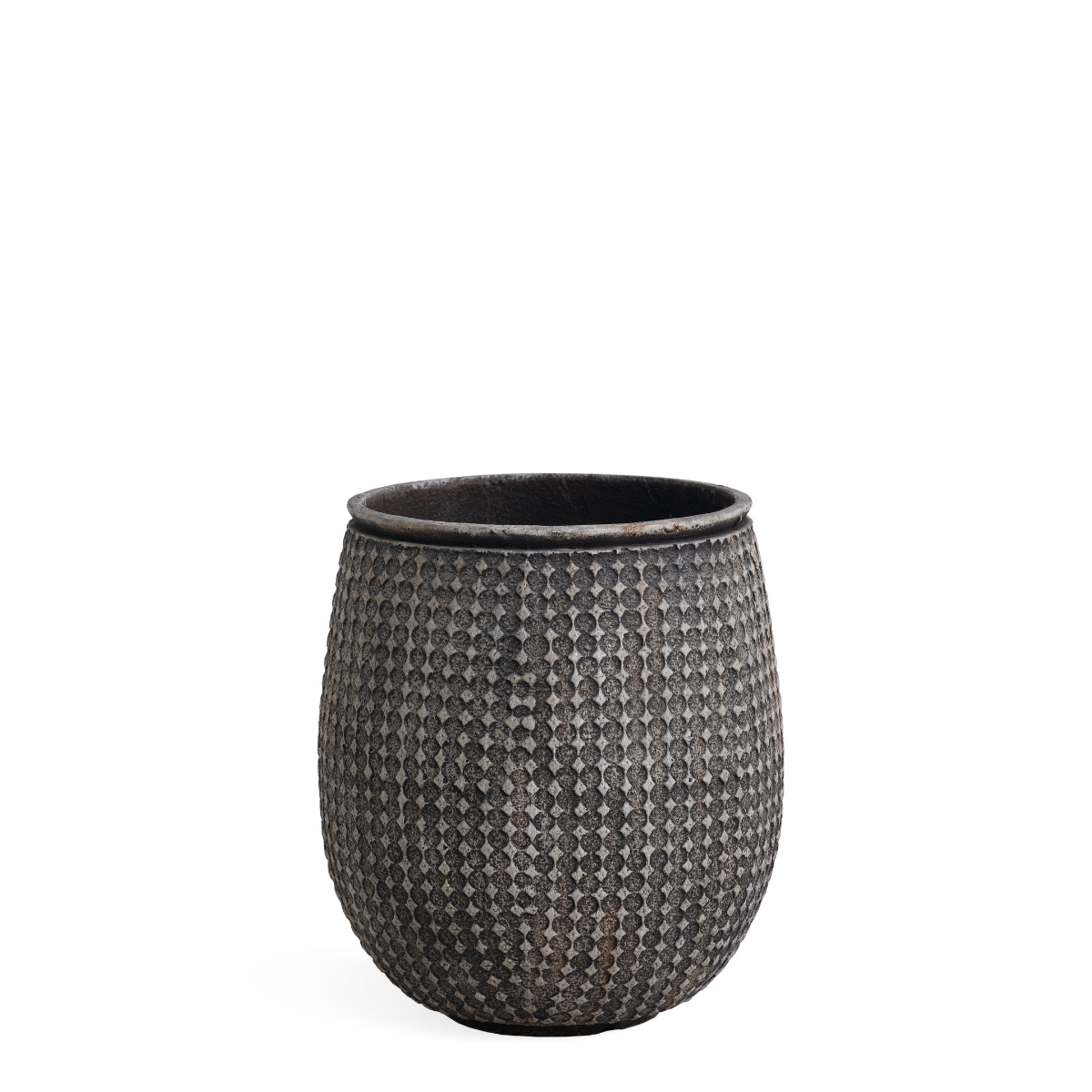 Sia Home Zen cache-pot rouge 38 cm losanges