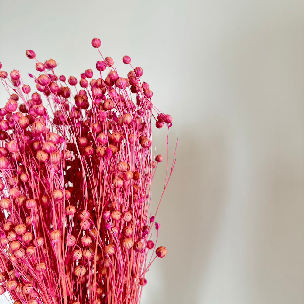 Flowrette Botte lin lilas séché x1 décoration rustique