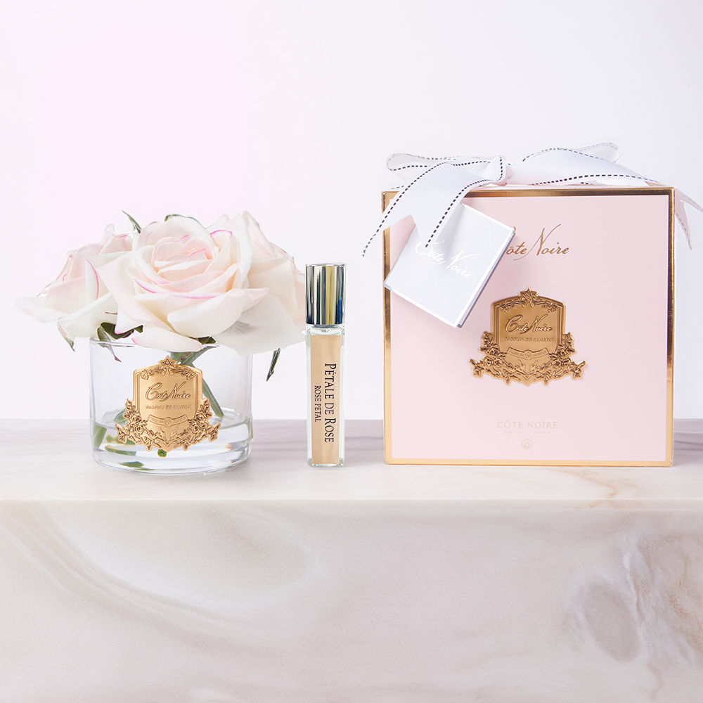 Côte Noire Perfumed Flowers GMR88 5 roses rose coffret rose