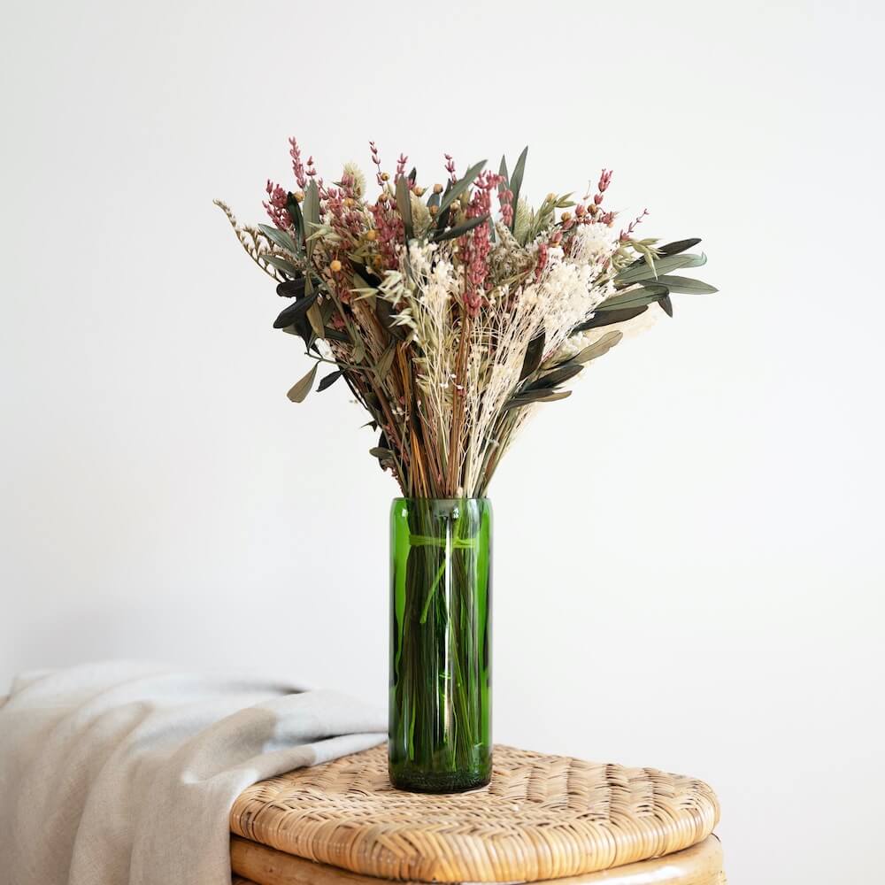 Flowrette Vases Vase Merlot vase verre recyclé
