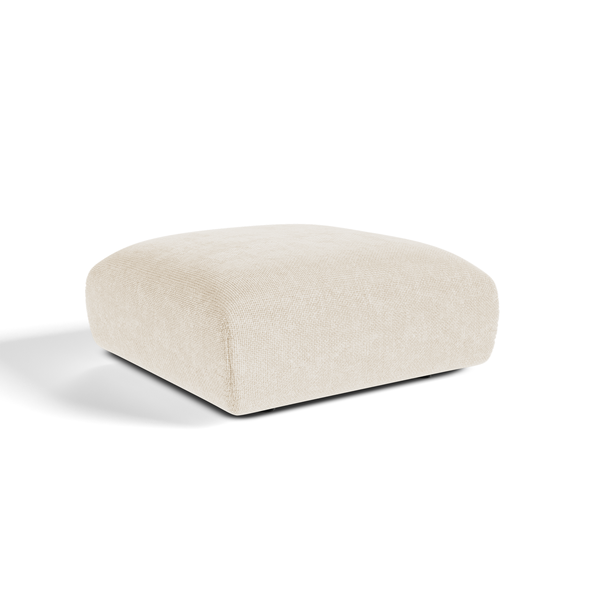 Sia Home Nooma pouf crème - assise modulaire salon
