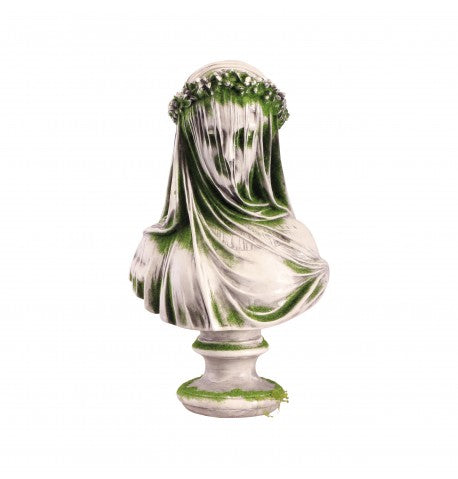 Feuillazur Rungis Buste mariée fantôme déco résine 20x14x34 cm