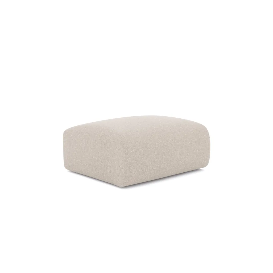 Sia Home Myra pouf beige assise arrondie confort