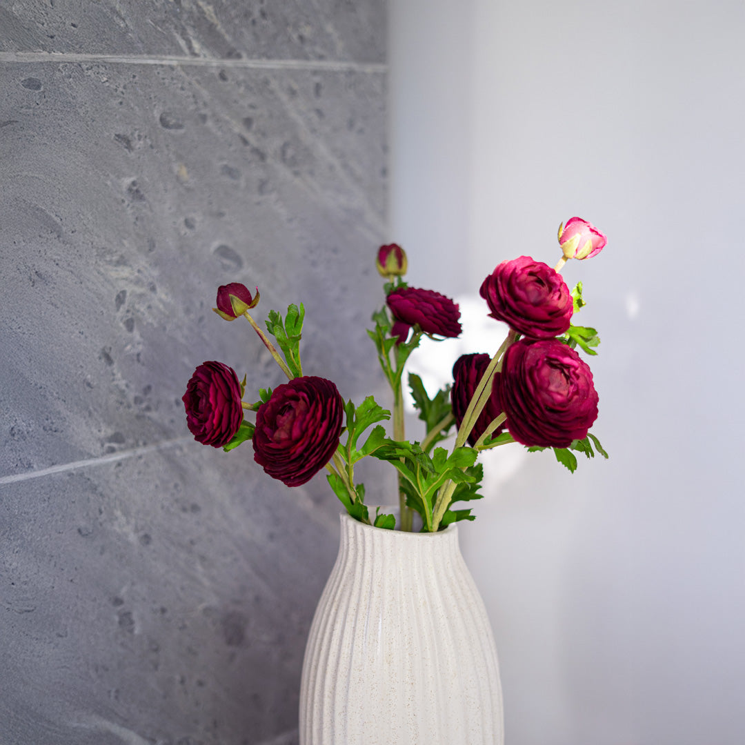 Flowrette renoncule violette fleur artificielle x1