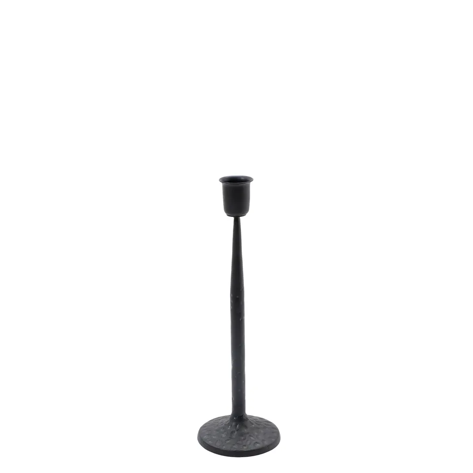 Sia Home Nalia bougeoir métal noir 25,5 cm