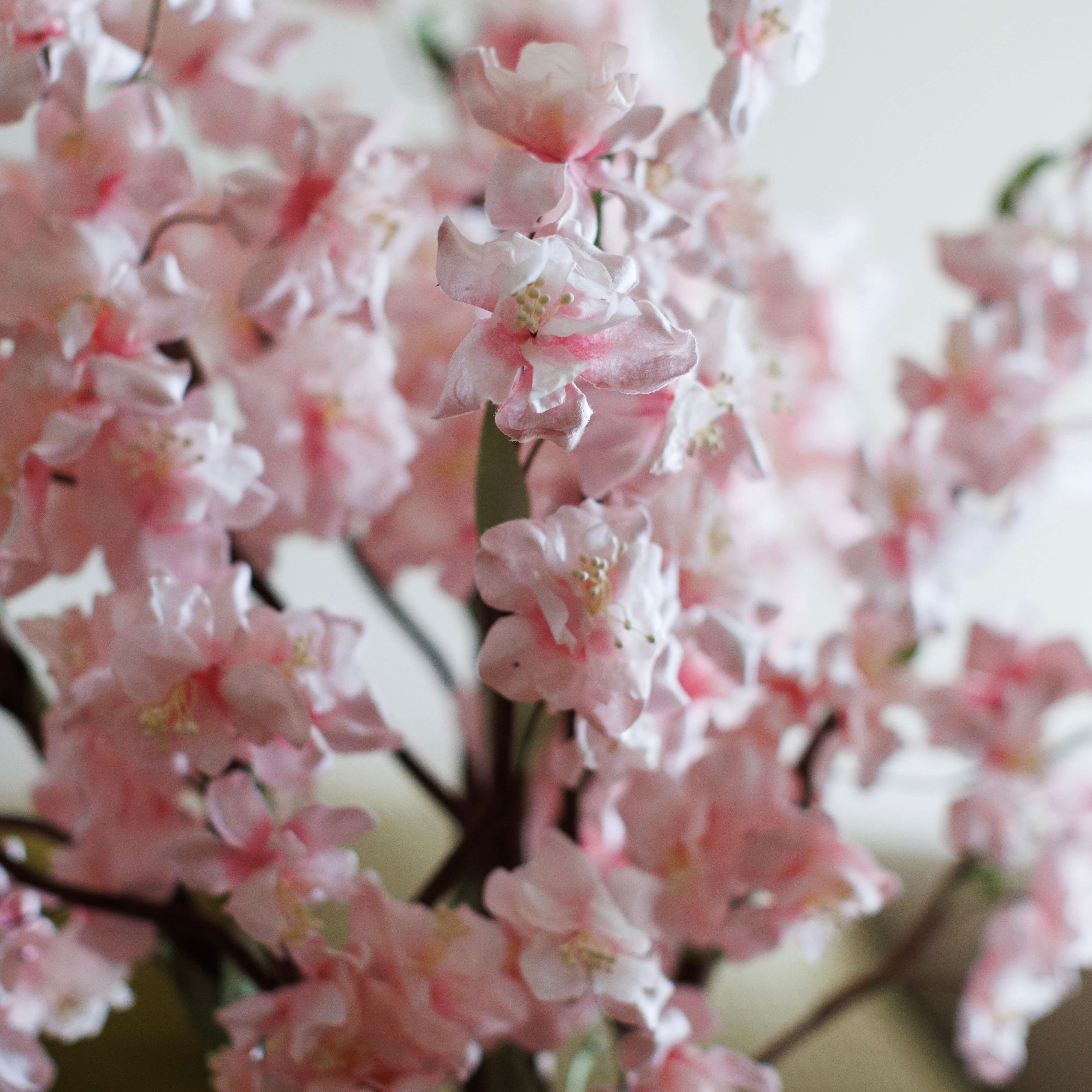 Flowrette Fleurs en papier Branche cerisier fleur papier x1 rose