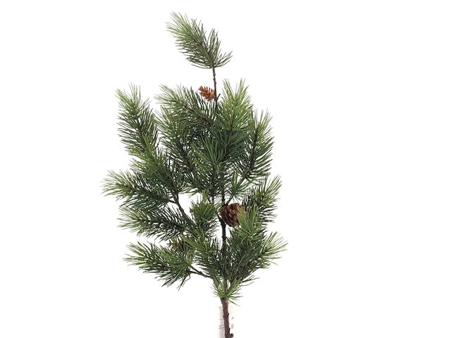 Feuillazur Rungis Branche de pin vert artificiel 88cm Noël