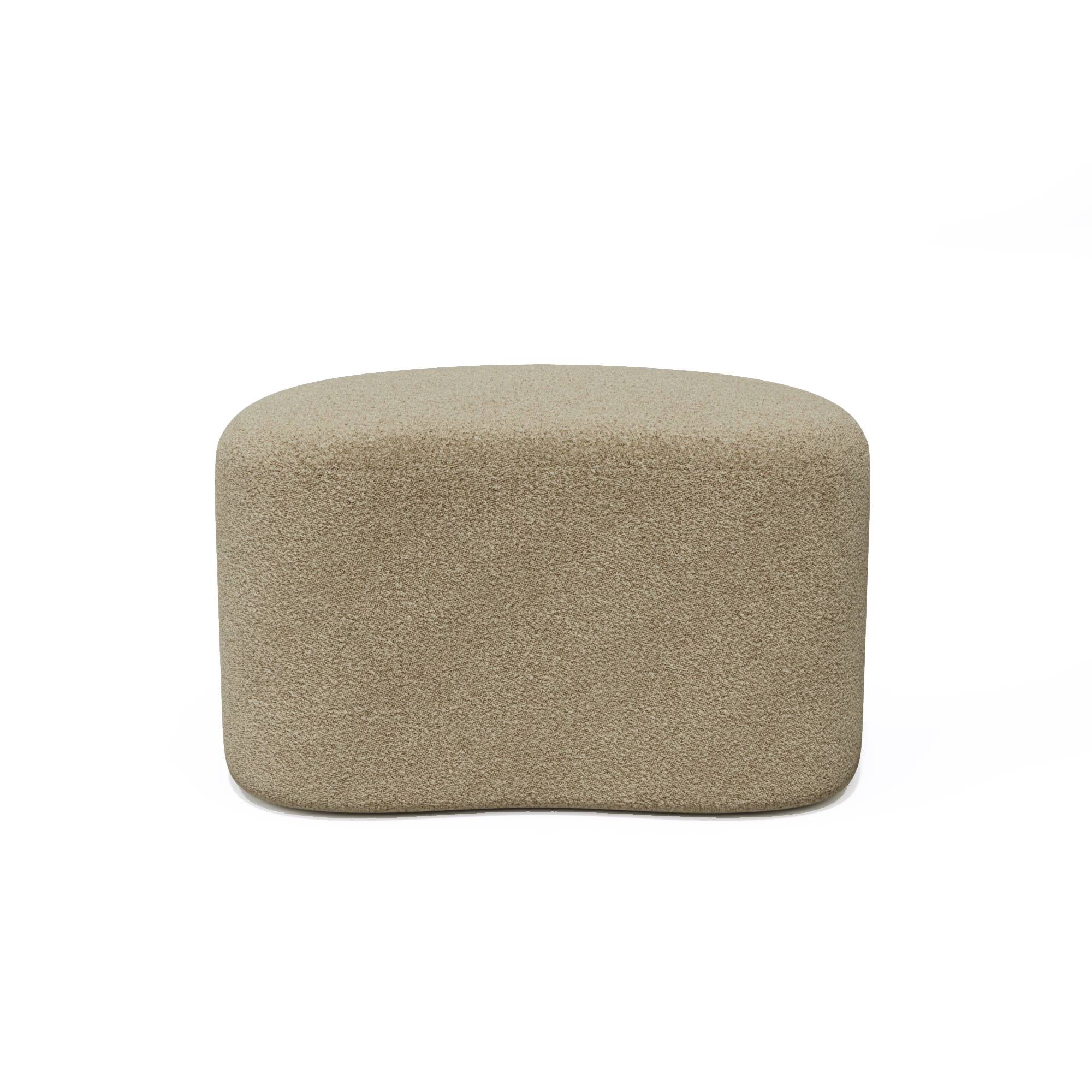 Sia Home Dune pouf crème assise asymétrique
