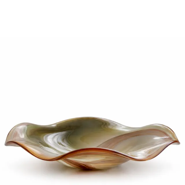 Sia Home Olivine coupelle décorative verte 41 cm