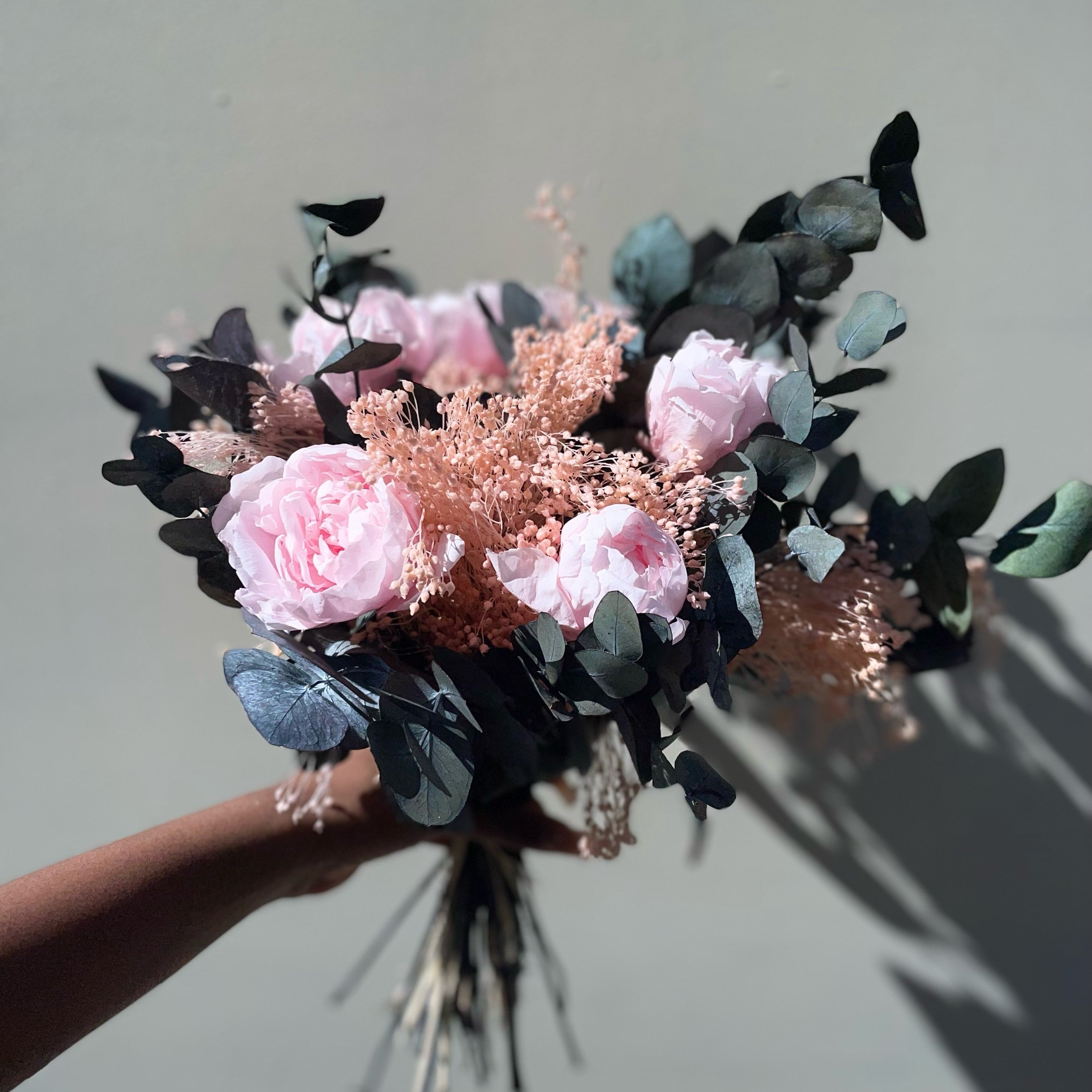 Ateliers Ouchamp Rue Lalo bouquet éternel rose M 23 cm