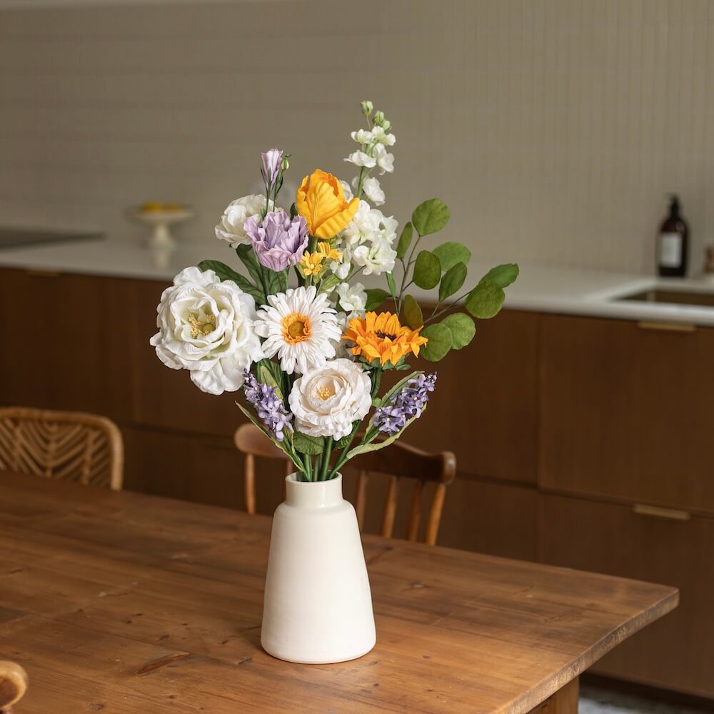 Flowrette Fleurs en papier Pissarro bouquet papier éternel fait main