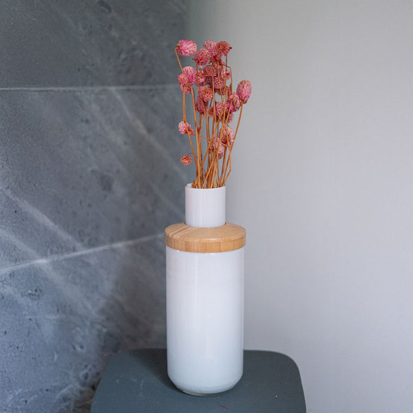 Flowrette Fleurs séchées botte gomphrena rose pompon