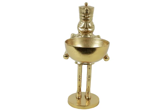 Feuillazur Rungis Contenants Casse-noisette bol doré figurine 49cm