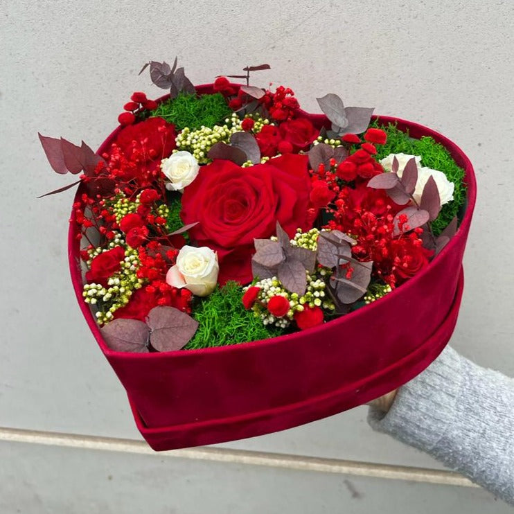 Ateliers Ouchamp Rue Lebon boîte fleurie stabilisée D14 cm