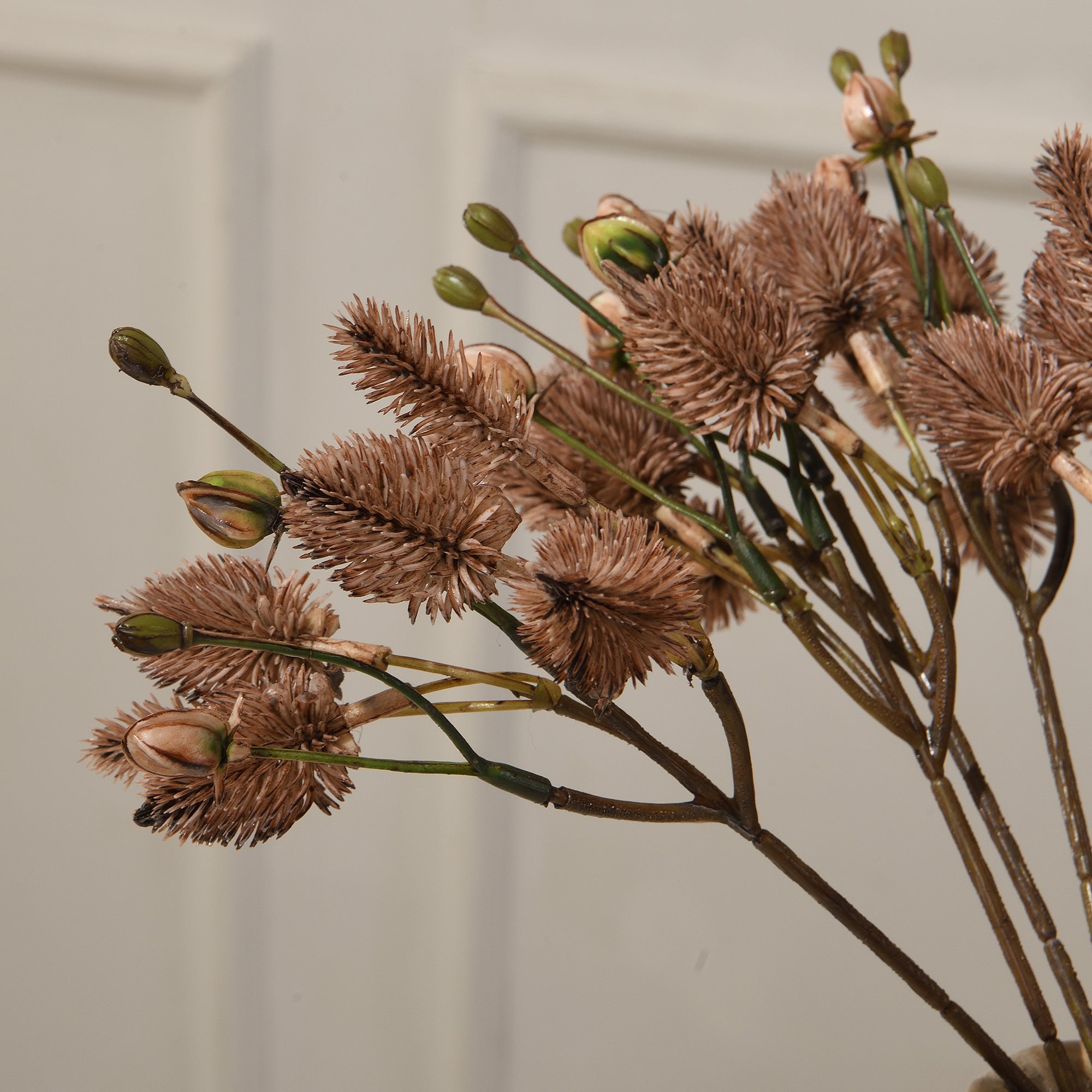 Sia Bouquets Artificiels Chardon bouquet marron 40 cm