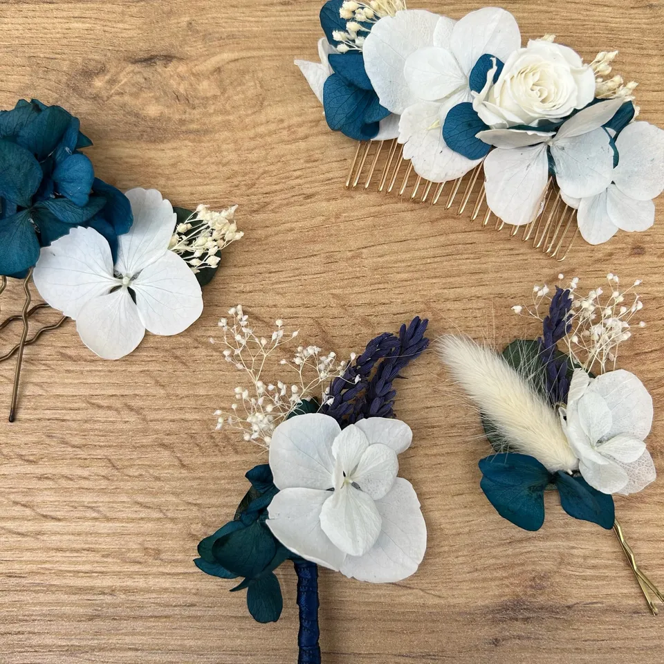 Ateliers Ouchamp Place du Carrousel barrette fleurs modèle A