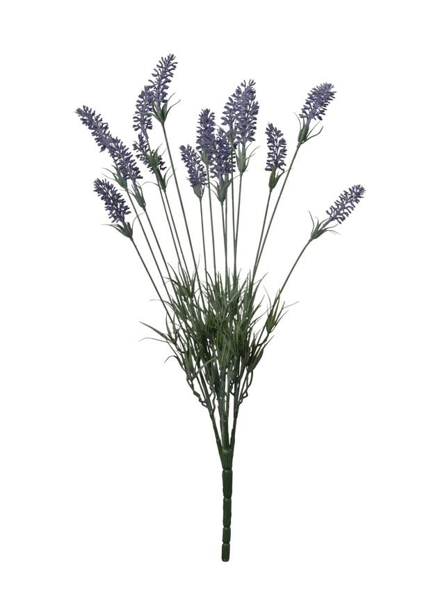 Feuillazur Rungis Lavande fleur artificielle violette 62cm