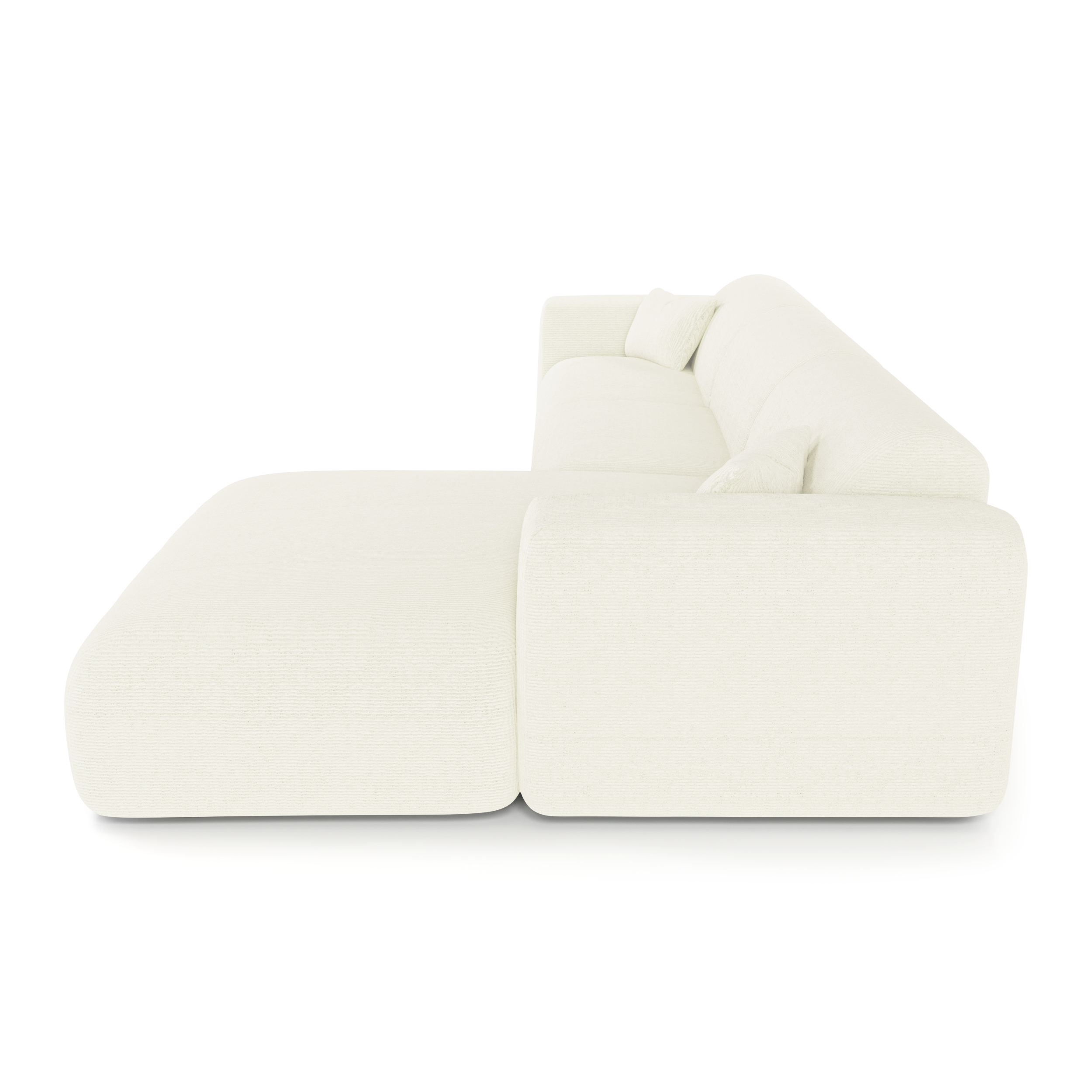 Sia Home Myra canapé convertible angle droit crème