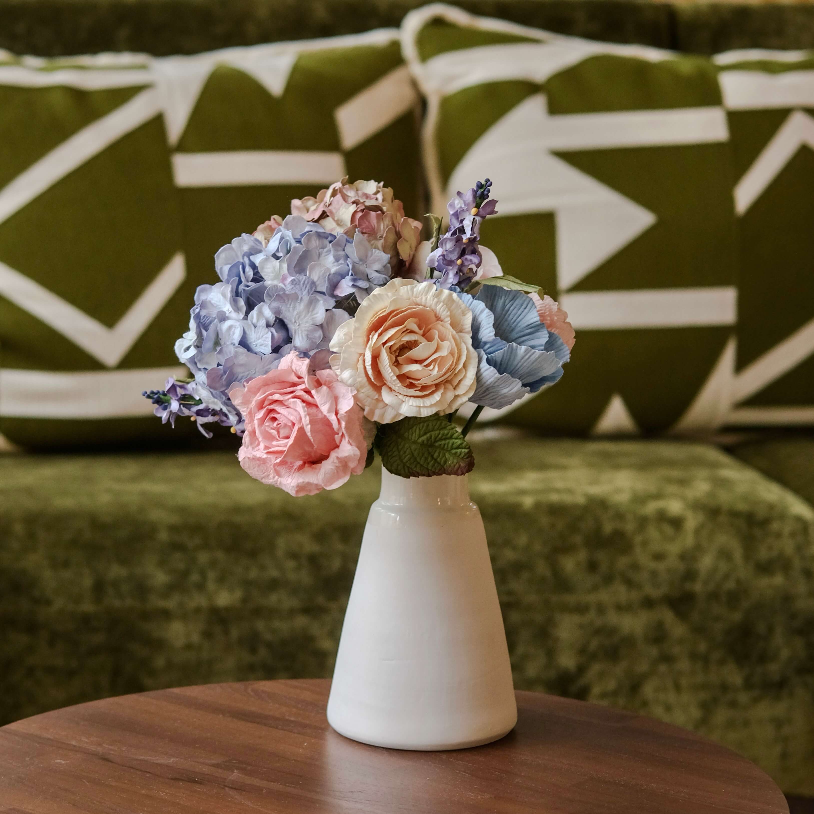 Flowrette Tamara bouquet fleurs en papier pastel fait main