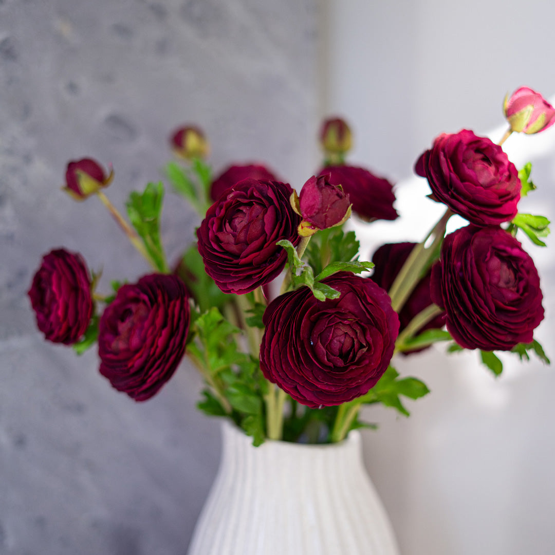 Flowrette renoncule violette fleur artificielle x1