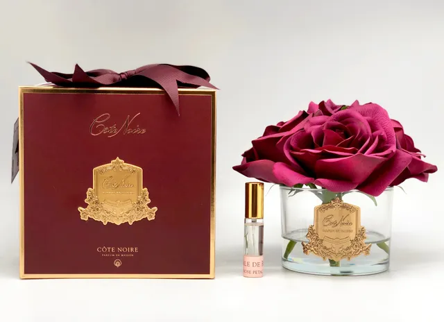 Côte Noire Perfumed Flowers GMR90 fleurs parfumées 5 roses carmin
