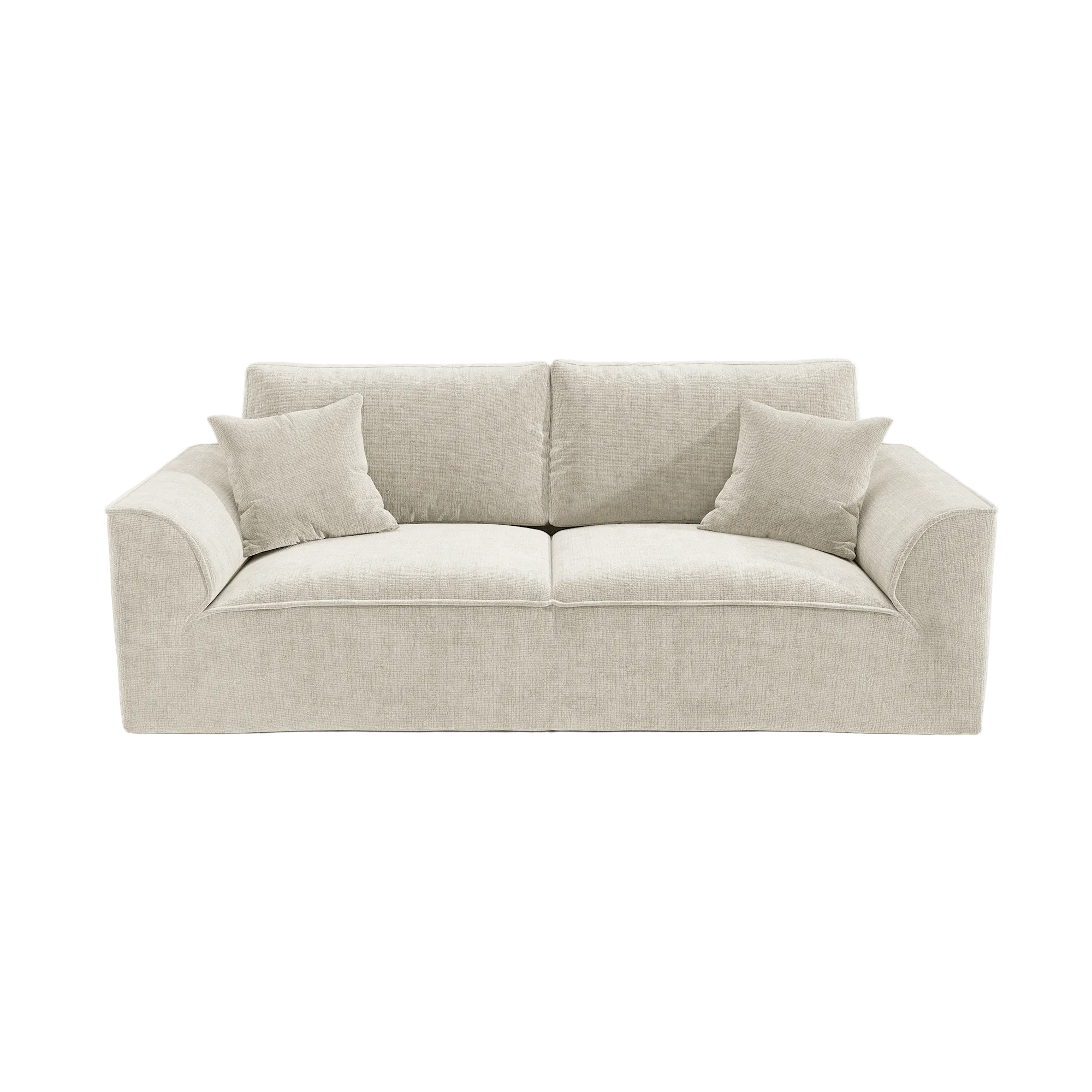 Sia Home PURE canapé 3 places crème velours